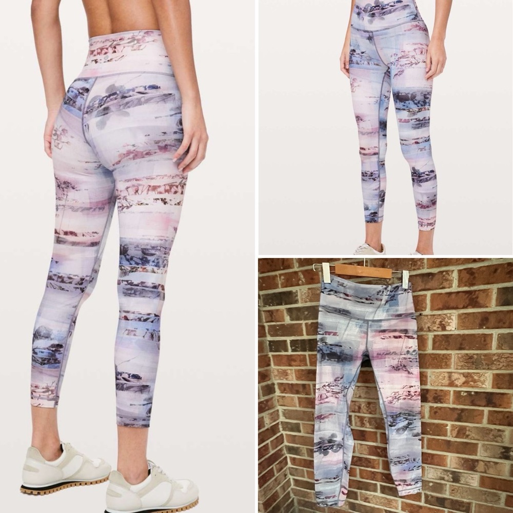 Lululemon  ^ Wunder Under High-Rise 7/8 Tight *Full-On Luxtreme 25" Size 6 EUC